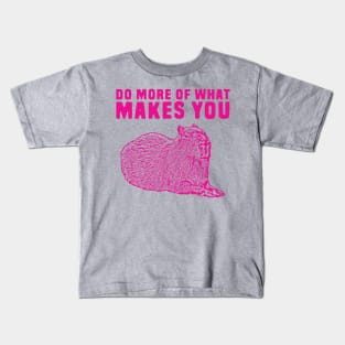 Funny capybara pun Kids T-Shirt